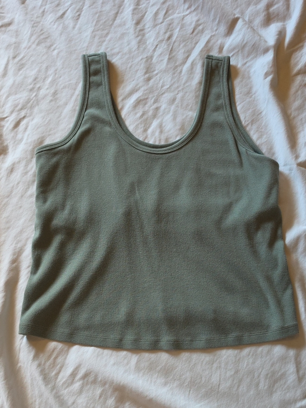 Abercrombie & Fitch Bra Free Ribbed Scoop Neck Tank